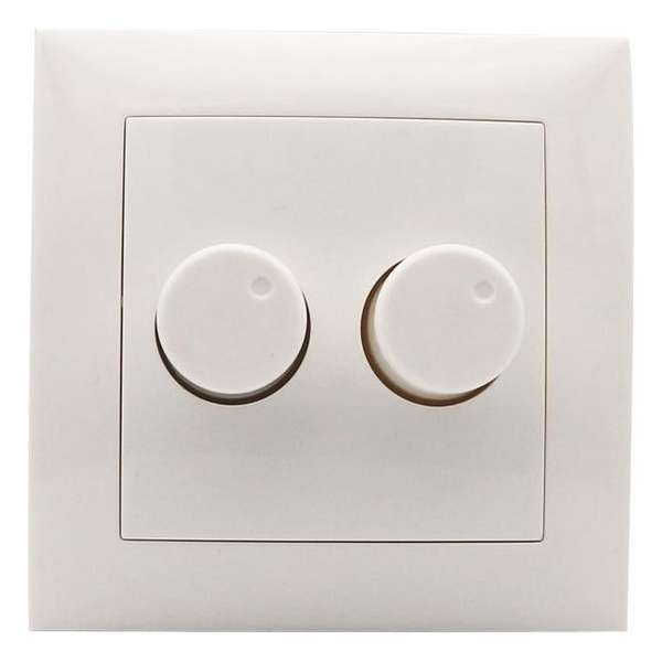 Afdekplaat duo dimmer – passend op de duodimmer Ecodim 05 (Berker)