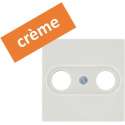 JUNG AS500 afdekplaat voor coax wandcontactdoos | creme