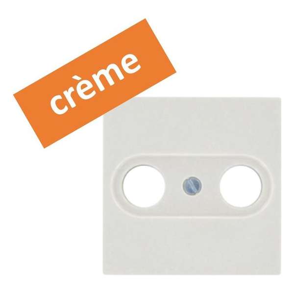 JUNG AS500 afdekplaat voor coax wandcontactdoos | creme