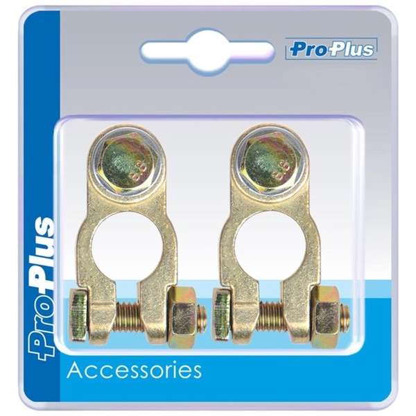 Proplus Accuklemmenset Met Bout (+) En (-) Din 16/18 Mm Blister