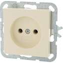 Gira SY55 Inbouw Stopcontact - 1-voudig - Crème