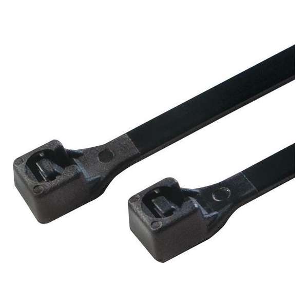 LogiLink KAB0002B kabelbinder Ladder cable tie Nylon Zwart 100 stuk(s)