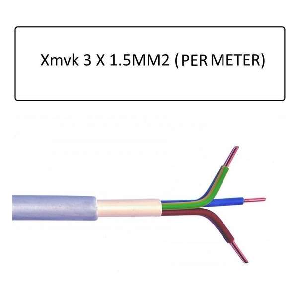 Bellson Stroomkabel Xmvk 3 X 1.5mm2 (Prijs per Meter)