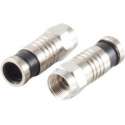 S-Impuls Compressie F-connector voor 7 mm kabel / recht