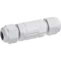 Kabelverbinder - Viron Haskon - Rechte Connector - Waterdicht IP68 - 3 Aderig - Mat Wit - BES LED