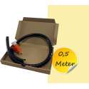 CT Kabelvreter - 0,5 meter Kabelorganizer Slang met Easytool [Kabelspiraal] - [Kabelbinder] - [kabelgoot]