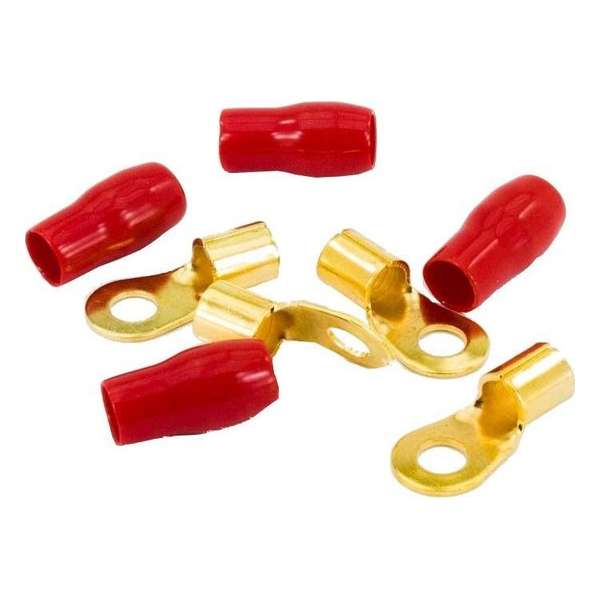 Ssdn Ringkabelschoentjes 25 Mm² 4 Stuks Rood