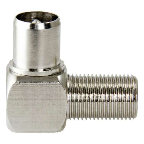 Coax Adapter XLR F Female - Coax Male Silver