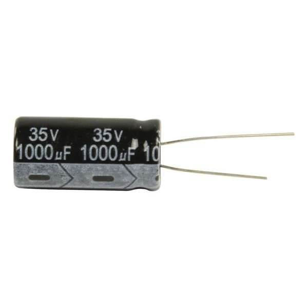 Elektrolytische Condensator 1000 uF 35 VDC