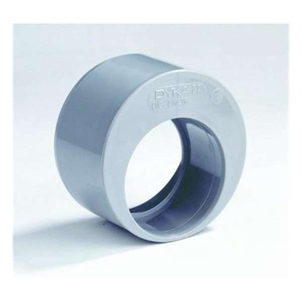 Dyka Verloopring excentrisch PVC 50 x 32mm