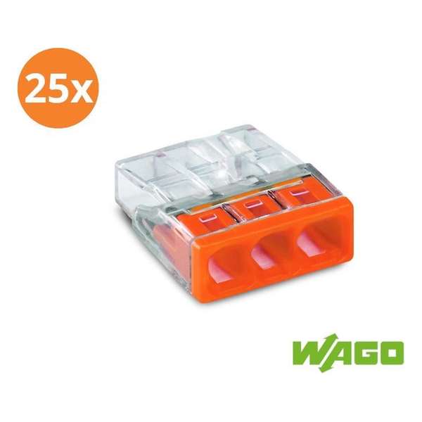 Wago compact lasklem 2273-203 3 voudig (25 stuks)