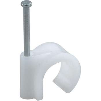 Buisclip voor installatiebuis, rond 16-19 mm transparant - 20 stuks