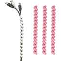 kabelbinders Cable Twister roze | set van 3 stuks