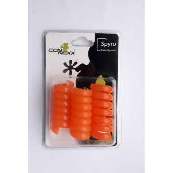 Spyro Kabel Organisers - Oranje - 6 Stuks