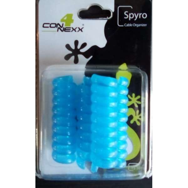 Spyro Kabel Organisers - Blauw - 4 stuks