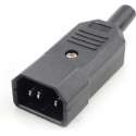 MCL PS-M kabel-connector IEC C14 Zwart