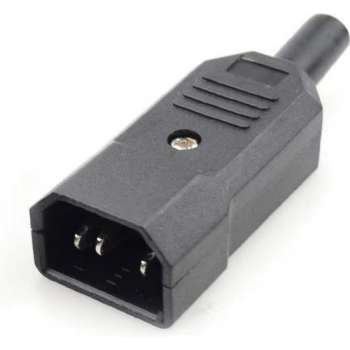 MCL PS-M kabel-connector IEC C14 Zwart