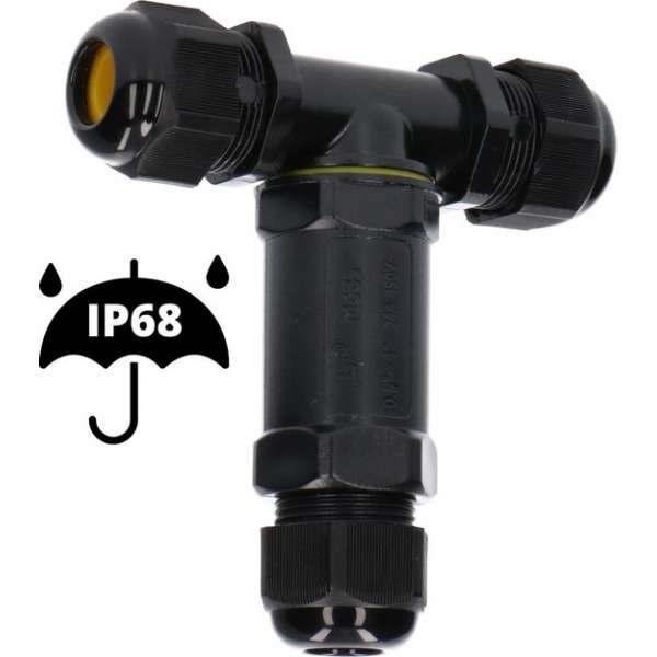 LED's Light PRO Kabelverbinder - Waterdicht IP68 - T-Connector 3P - 4-14mm