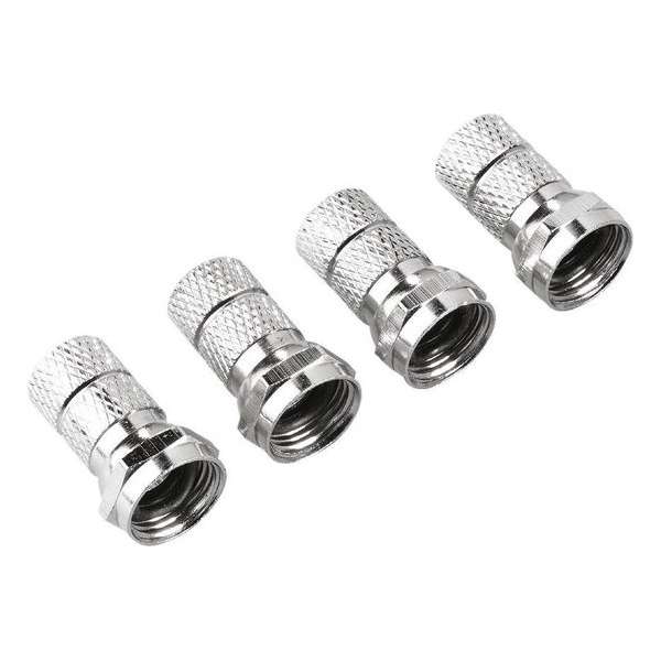 Hama F Plug Profi Line 6.8Mm 4Pcs