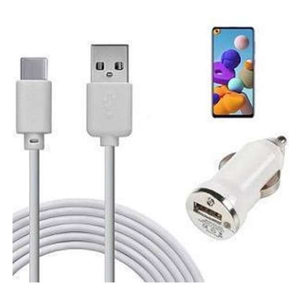 Autolader Samsung A21 USB C