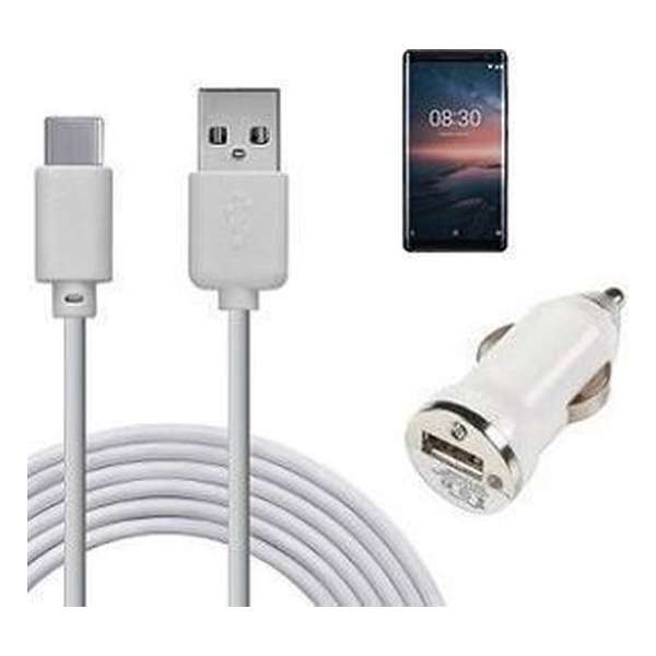 Autolader USB C Nokia 8 Sirocco