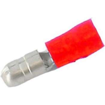 Connector Fast On 4.0 mm Male PVC Red