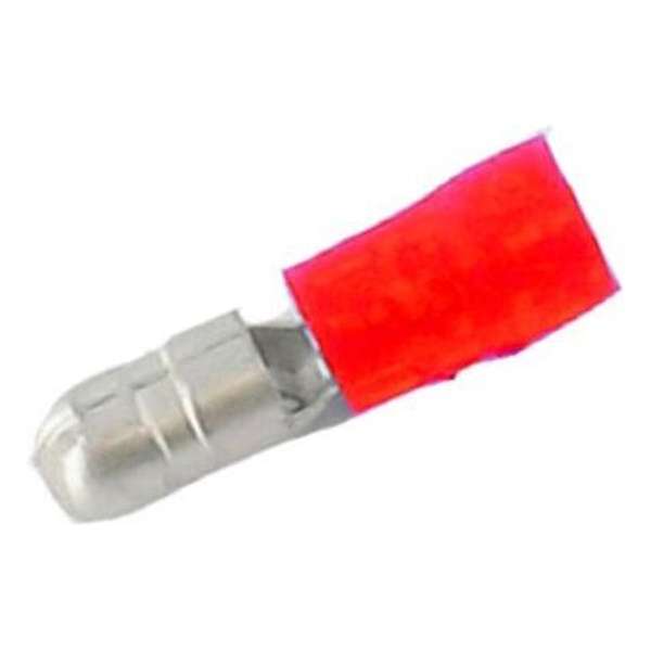 Connector Fast On 4.0 mm Male PVC Red