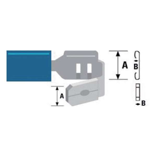 Valueline ST-191 kabel-connector Blauw