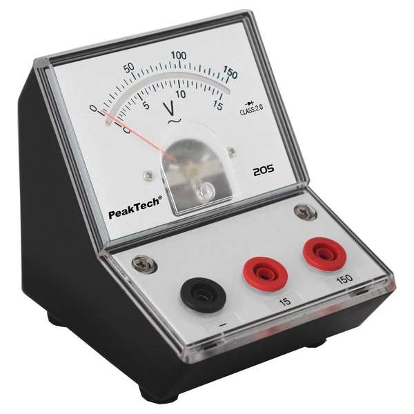 PeakTech 205-11 Analoog Instrument - 0...15V/150V AC