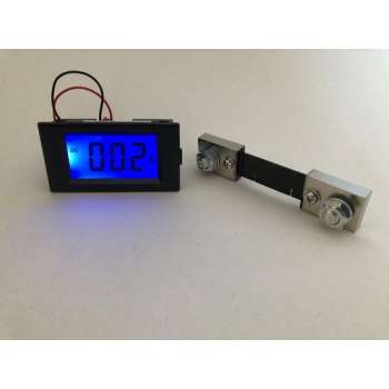 DC Ampere stroom meter met shunt (50A) | LCD-scherm