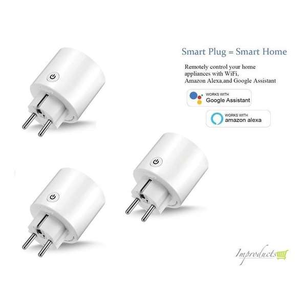 Wifi stopcontact intelligent sterkker / smart plugs maakt alles slimmer 3 stuks