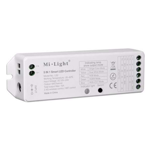 8-Zone Smart Receiver 5-in-1 2.4GHz LED Ontvanger - LS2 Mi-light 2.0