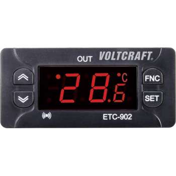 VOLTCRAFT ETC-902 Temperatuurregelaar NTC, PTC -30 tot 50 °C Relais 10 A (l x b x h) 58 x 77 x 34.5 mm