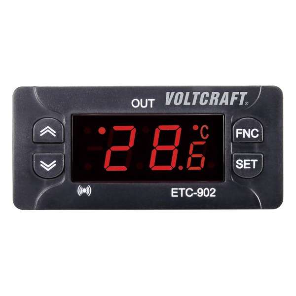 VOLTCRAFT ETC-902 Temperatuurregelaar NTC, PTC -30 tot 50 °C Relais 10 A (l x b x h) 58 x 77 x 34.5 mm