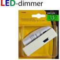 ELEKTROFIX 230V snoerdimmer voor dimbare LED-lampen 1-25W| WIT