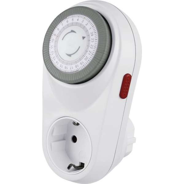 Hama Mechanical timer "Curved", white