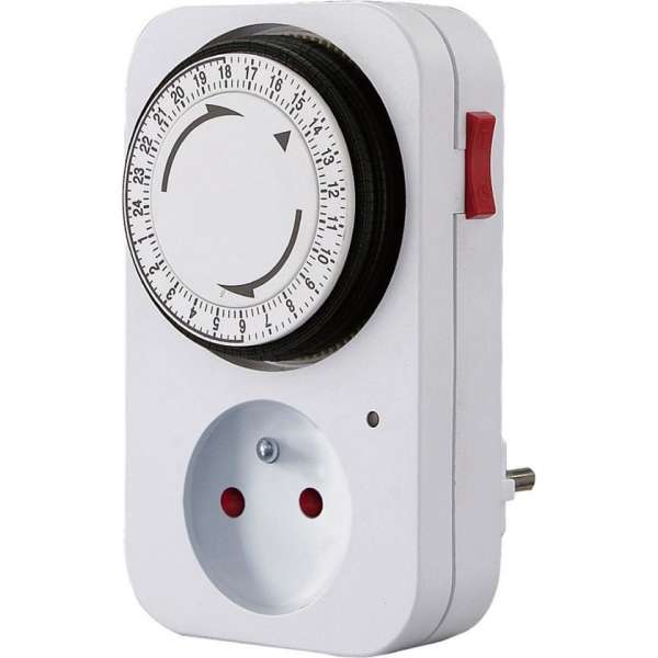 Mechanische timer - 24u - 2P+A 16A - 3680W