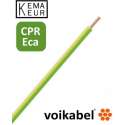 VD Installatiedraad 2,5mm² - Geel/Groen - CPR - DOP SVL-008 - 100 meter