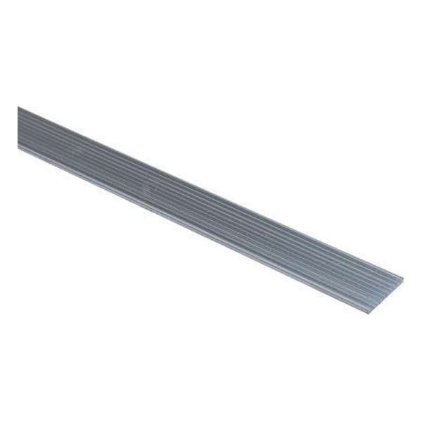 Essentials slijtstrip aluminium brut 100 x 4 x 0,3 cm