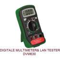 Multimeter DVM630 met LAN tester