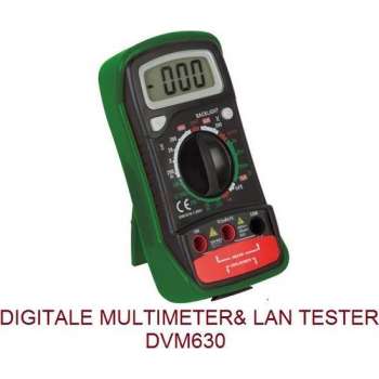 Multimeter DVM630 met LAN tester