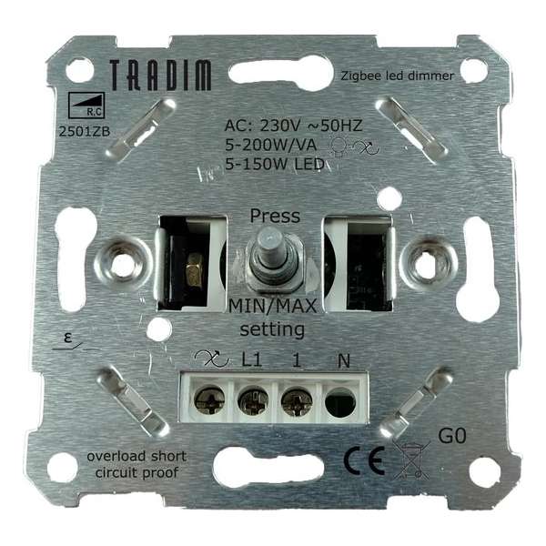 Tradim 2501ZB Zigbee muurdimmer