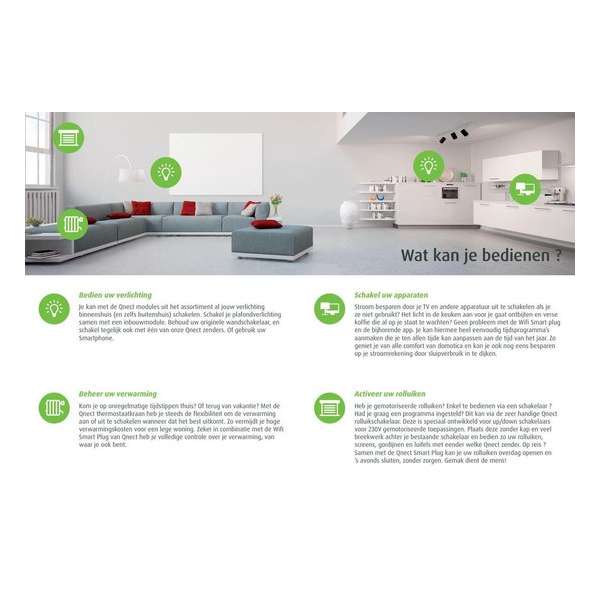 PROFILE QNECT E27 fitting dimmer - 60W - wit