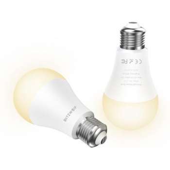 Slimme LED lamp - 10W E27 Dimbare RGBW LED Light Bulb lamp  multi kleuren Google assistant / Alexa