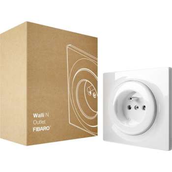 FIBARO Walli N Outlet type E - Wit - Klassiek basiselement