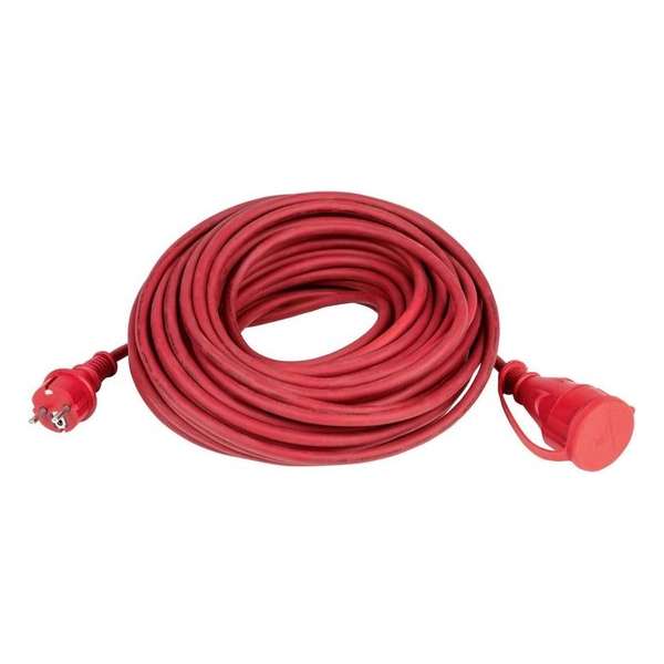 PARKSIDE® Verlengsnoer 3500W Rood - 25 Meter - Voor binnen als buiten te gebruiken -