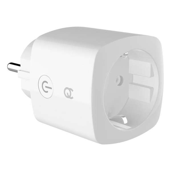 FlinQ Smart plug - Set van 3 - Slimme stekker 16A - Google Home (Google Assistant) - met stroommeter via mobiele applicatie