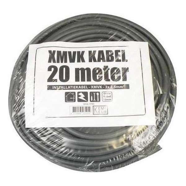 3 x 2.5 XMVK Kabel 20 meter ring