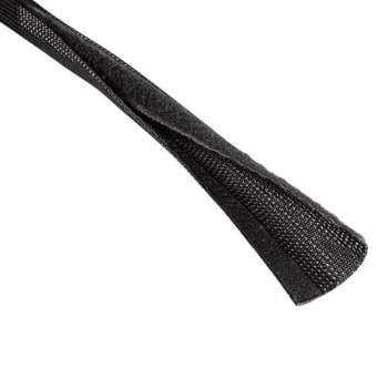 Hama Cloth Tube for Cables, 1.8 m, black