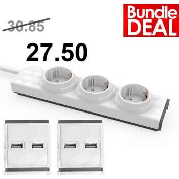 PowerStrip Module + 2 USB Modules Bundle Deal